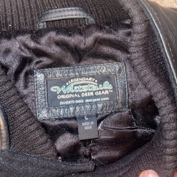 Mens Legendary Whitetails varsity bomber jacket - Picture 3 of 6